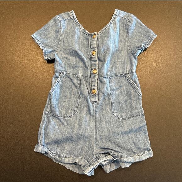 Bundle of 5 - 3 Rompers, 1 Bubble, 1 Dress, Toddler Girl Size 2T, Various Brands - Picture 5 of 12